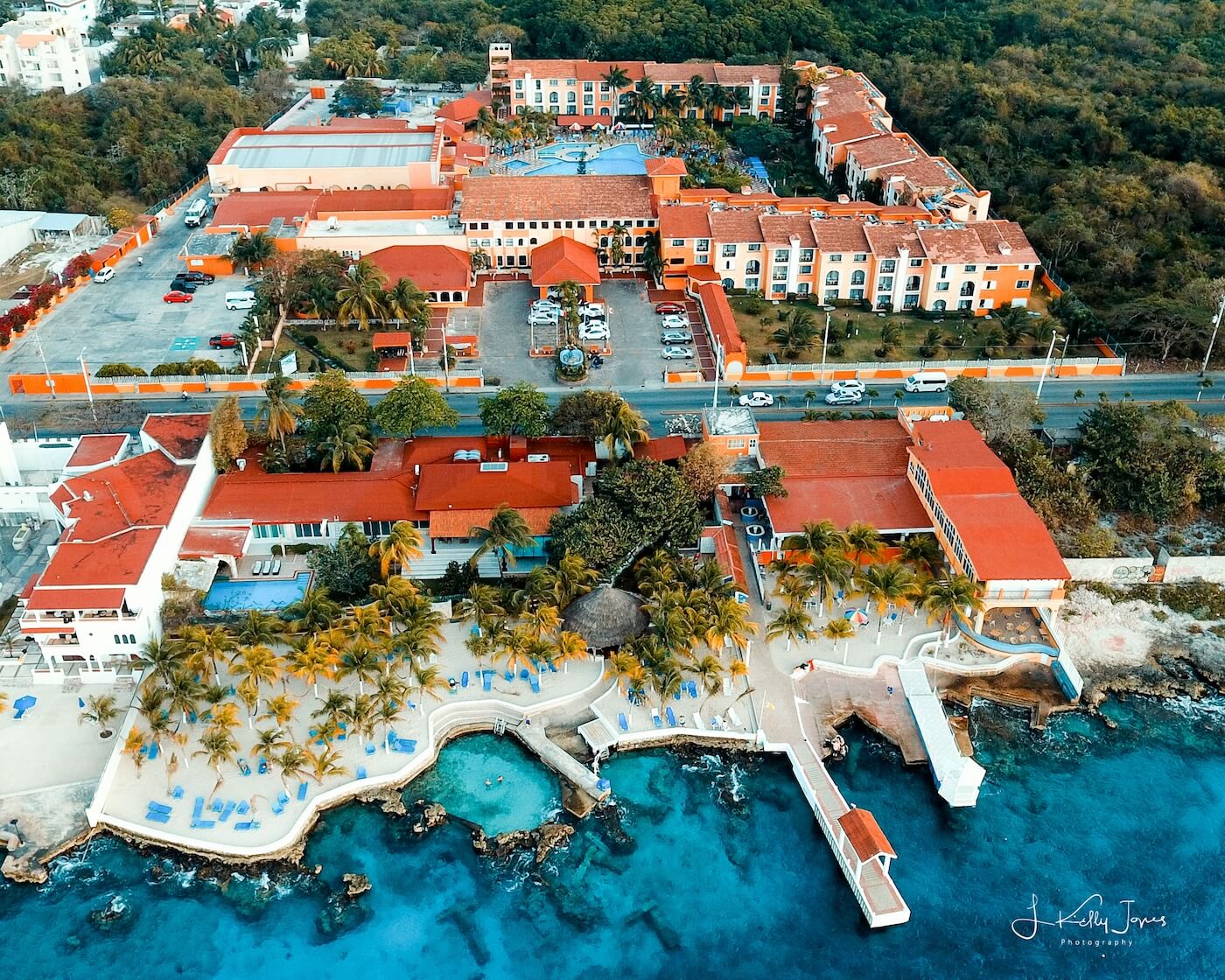 Hotel-Cozumel-Dive-Paradise-arial view Hotel-Cozumel-Dive-Paradise-arial view